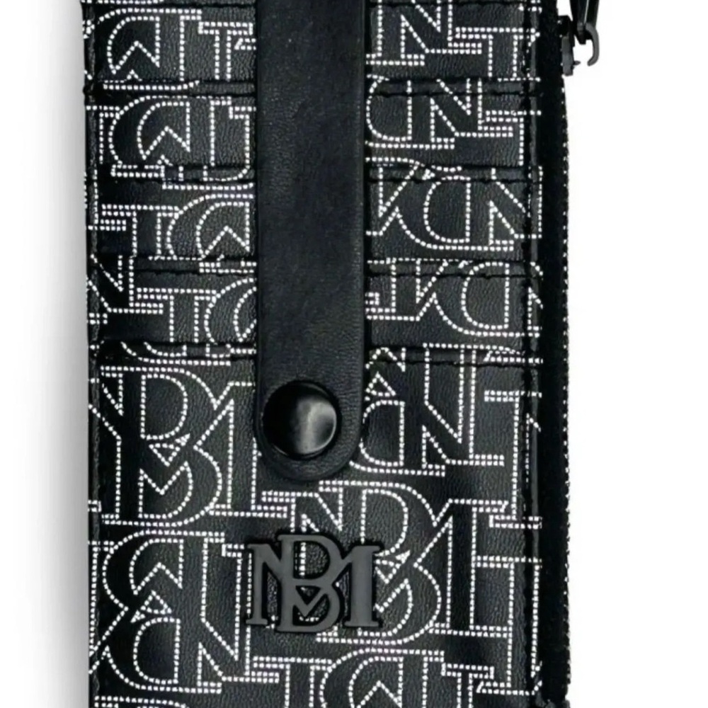 Black and White Badgley Mischka Wallet